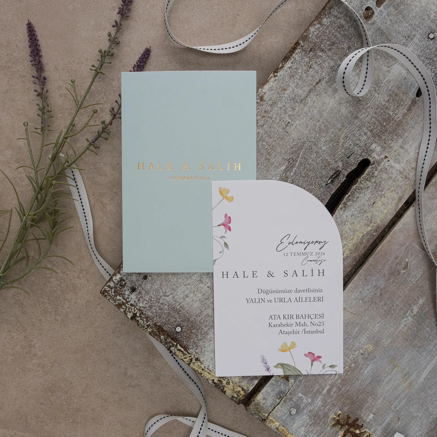 Ekopolen Davetiyesi 40336 - Ucuz düğün davetiyesi ₺28.00