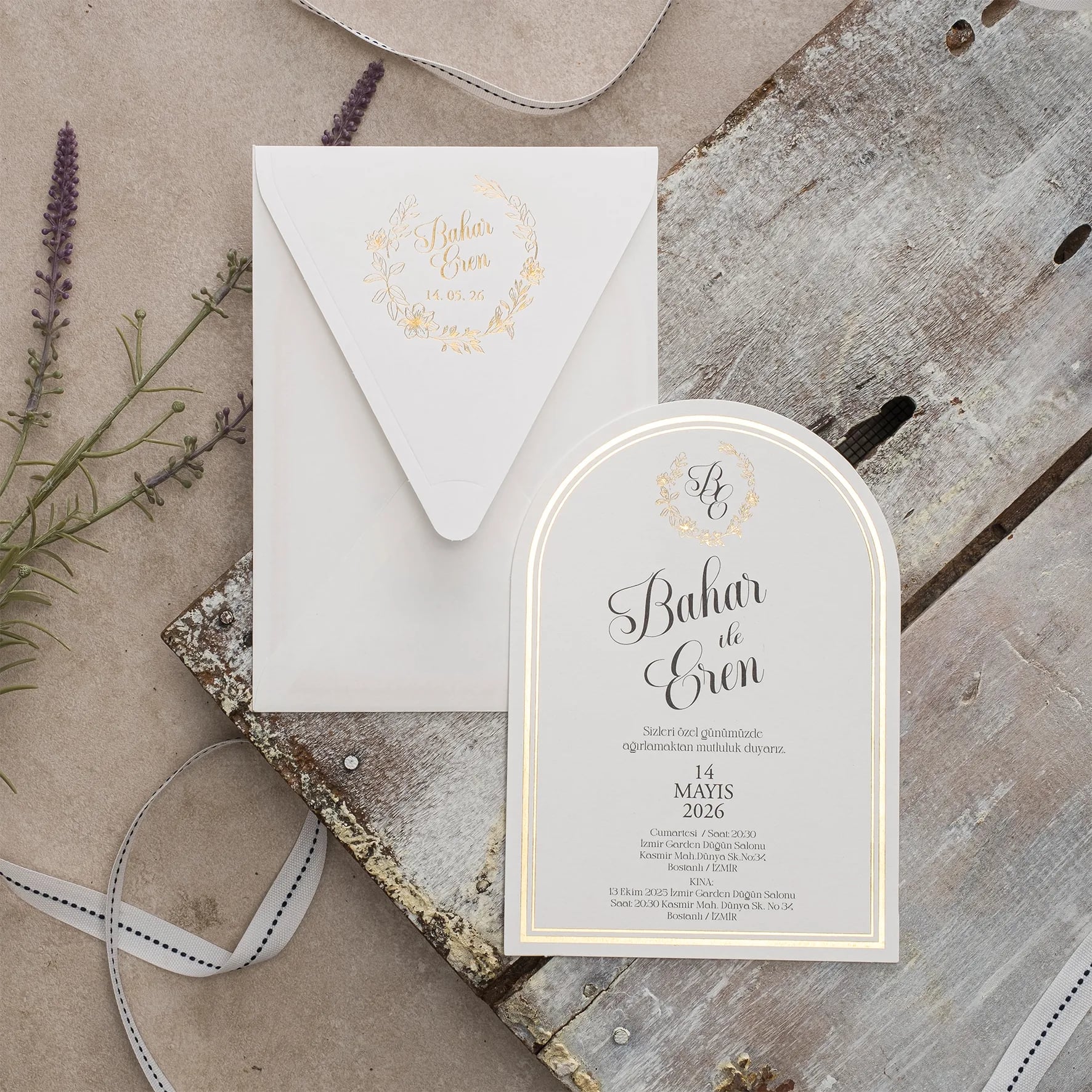 Ekopolen Davetiyesi 40351 - Ucuz düğün davetiyesi ₺29.00