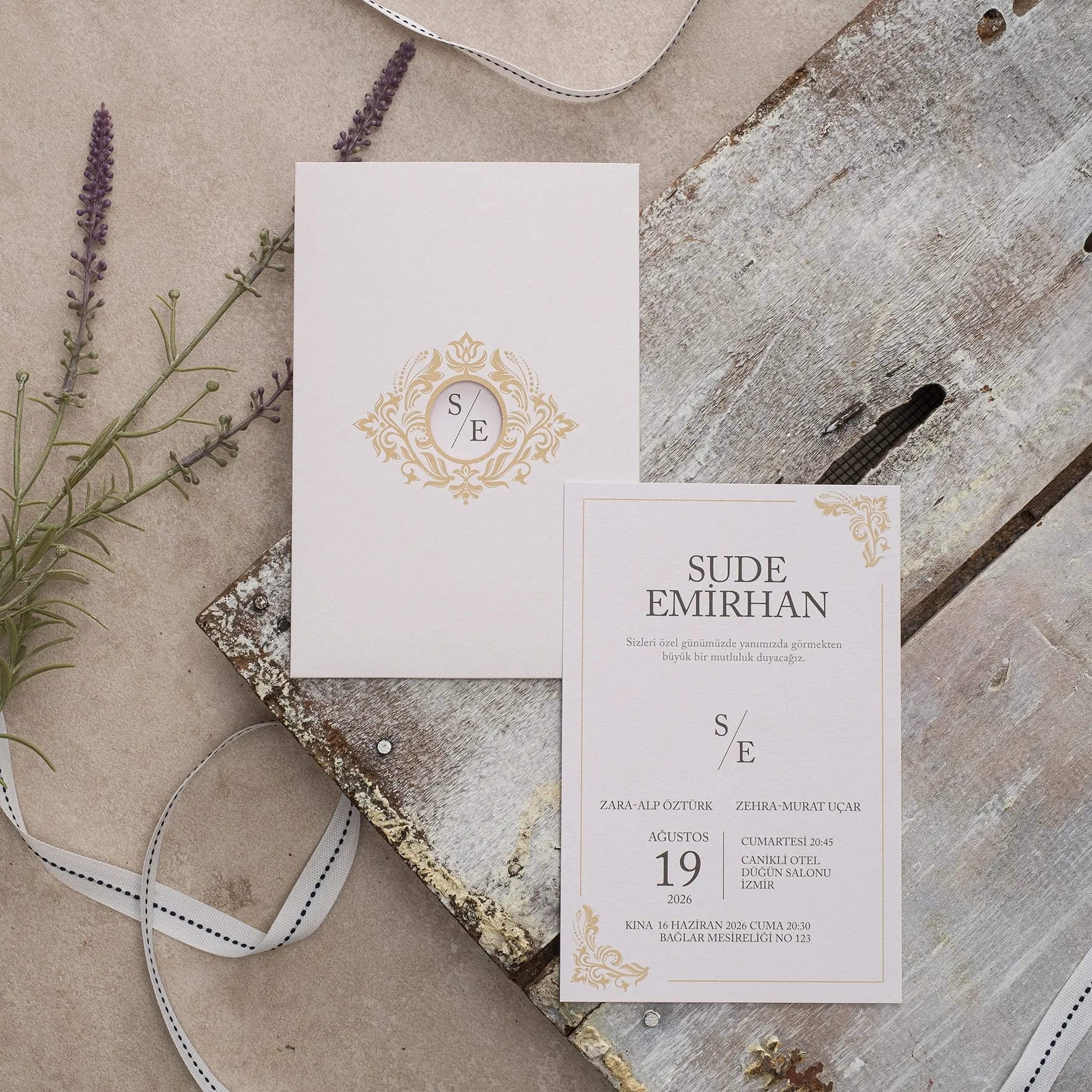 Ekopolen Davetiyesi 40371 - Ucuz düğün davetiyesi ₺13.00